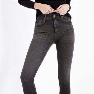 AG Adriano Goldschmied The Farrah Skinny Jeans Gray Size 26 R
